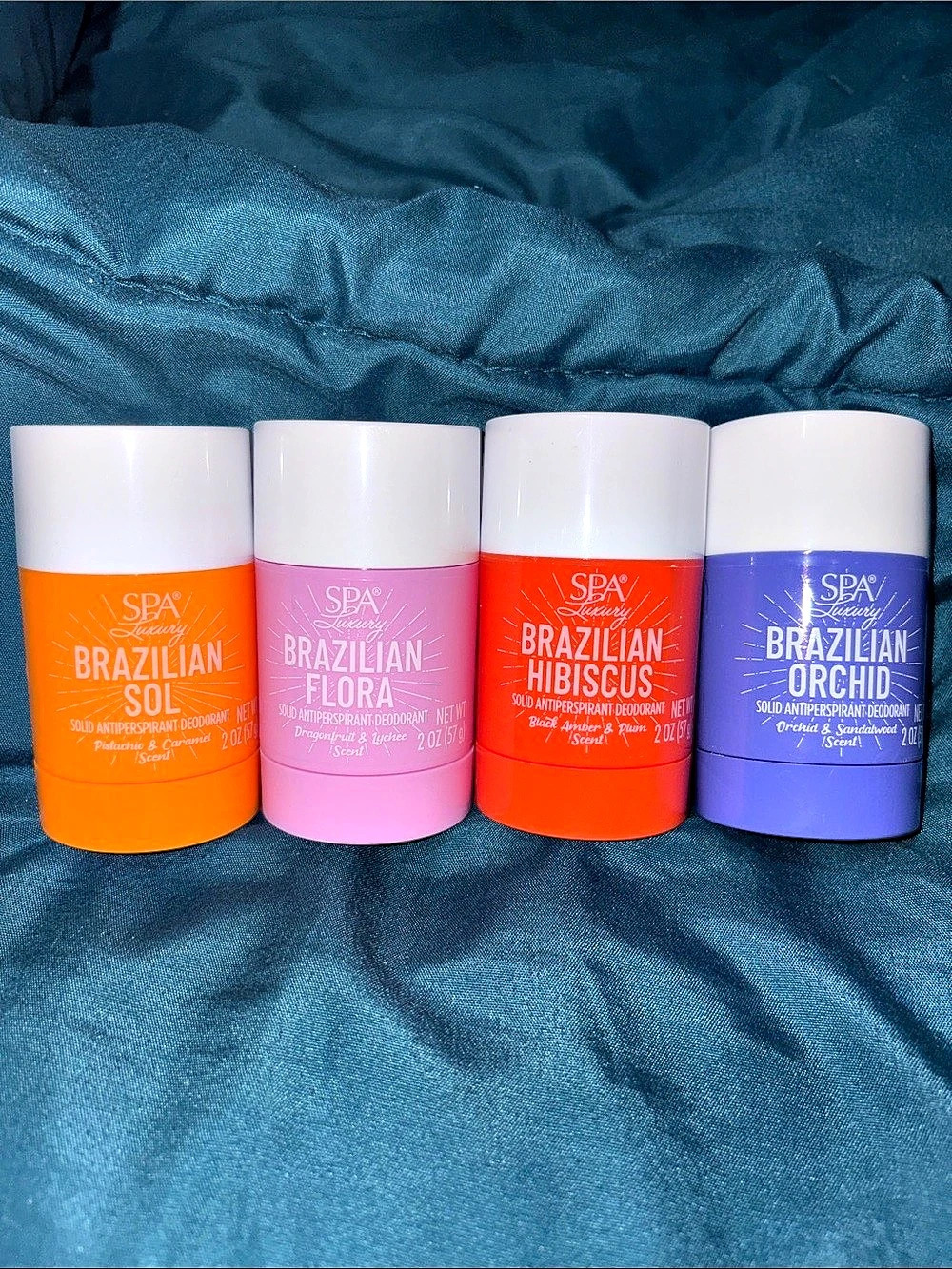 SPA Luxury Brazilian Solid Antiperspirant Deodorant 4-Pack Solid Antiperspirant
